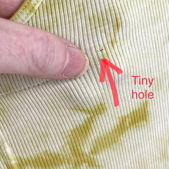 Enza Costa REVOLVE Tie Dye Tank Dress Bodycon Silhouette NEW Size M Yellow White - Picture 6 of 9